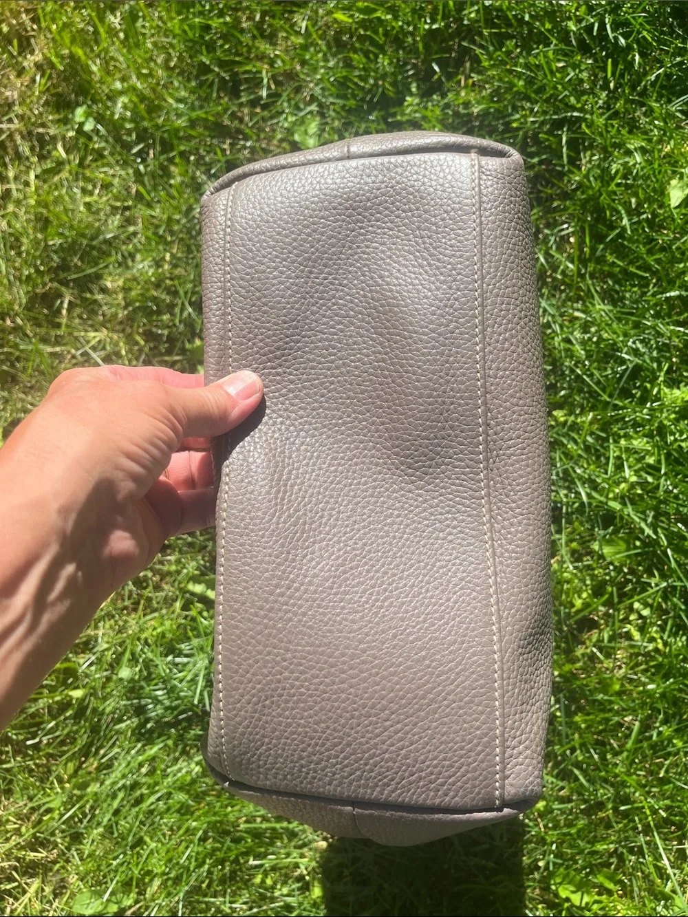 Dooney & Bourke Brown Pebbled Leather Tote